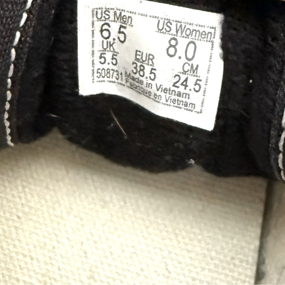 VANS Black Suede and Canvas Sneakers - Picture 8 of 9